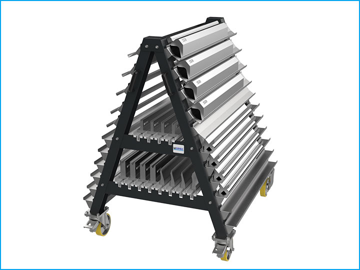 Carrello portautensili per pressa piegatrice